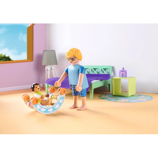 PLAYMOBIL CITY LIFE ΜΟΝΤΕΡΝΟ ΥΠΝΟΔΩΜΑΤΙΟ ΜΕ ΚΟΥΝΙΑ