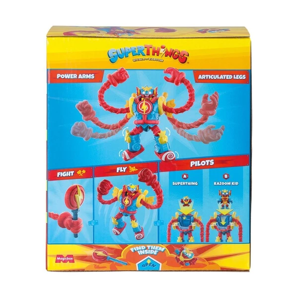 SUPERTHINGS SUPERBOT POWER ARMS WITH SUGARFUN FIGURES FOR AGES 4+