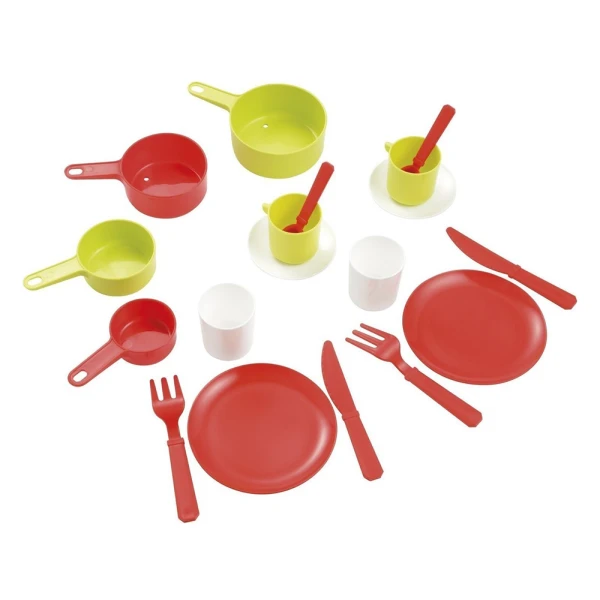 ECOIFFIER FRYING PAN WITH DINING ACCESSORIES