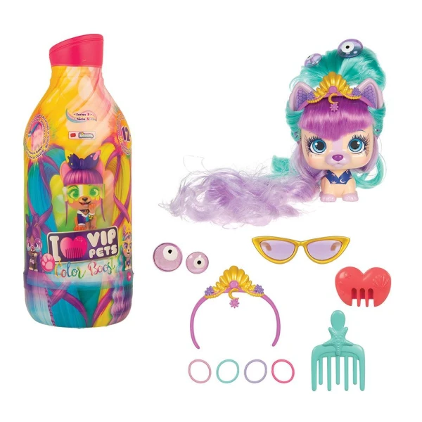 VIP PETS SERIES 2 COLOR BOOST COLLECTIBLE DOLL WITH EXTRA LONG HAIR