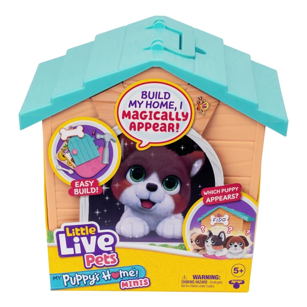 LITTLE LIVE PETS MY PUPPY\'S HOME WITH SURPRISE PUPPY - 2 DESIGNS