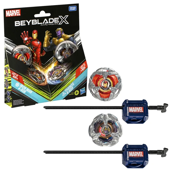 BEYBLADE X MARVEL IRON MAN vs THANOS
