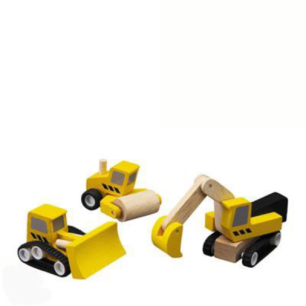 WOODEN GAME PLAN TOYS - ROAD CONSTRUCTION SET