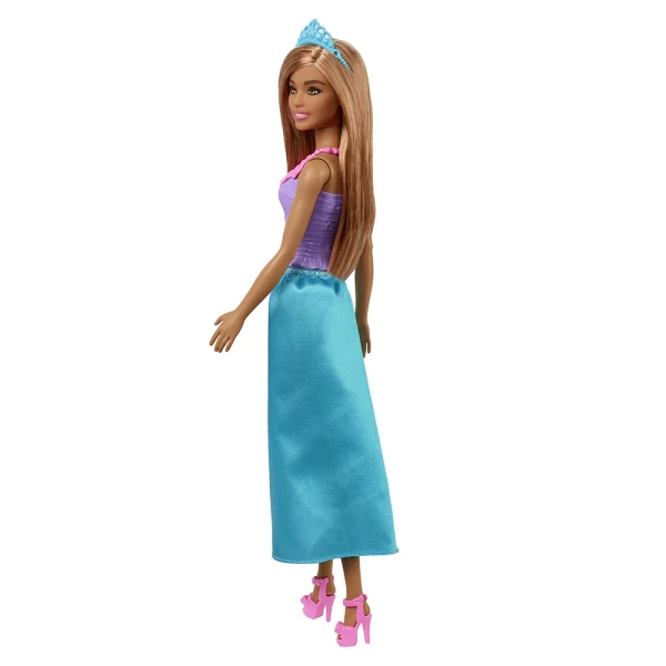 ΚΟΥΚΛΑ BARBIE ΠΡΙΓΚΙΠΙΚΟ ΦΟΡΕΜΑ ΜΩΒ-ΜΠΛΕ