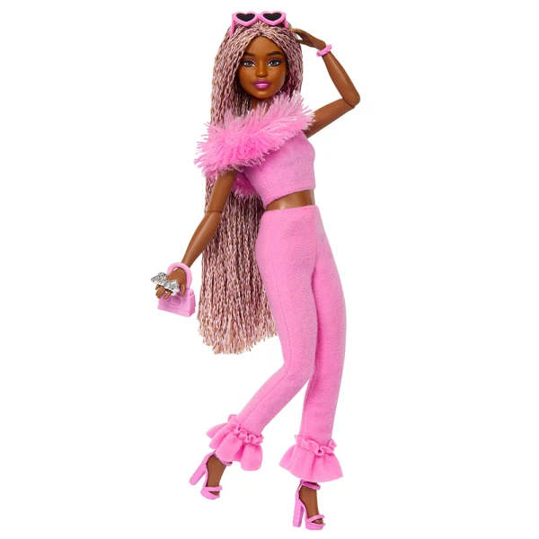 BARBIE DELUXE FASHIONISTAS DOLL - PINK PANTS SET