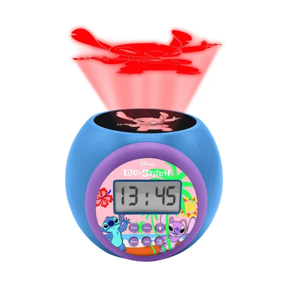 LEXIBOOK STITCH PROJECTOR ALARM CLOCK WITH TIMER