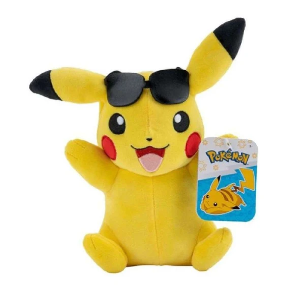 POKEMON PLUSH 20 cm SUMMER - PIKACHU WITH SUNGLASSES
