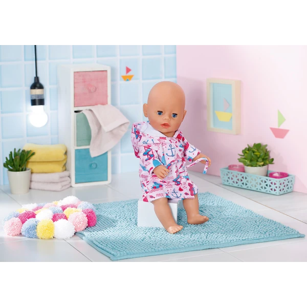 ZAPF CREATION BABY BORN BATHROBE 43 cm