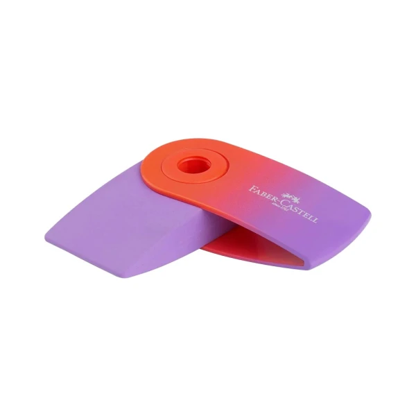 FABER-CASTELL ERASER MINI SLEEVE FLOW EDITION - 3 COLOURS