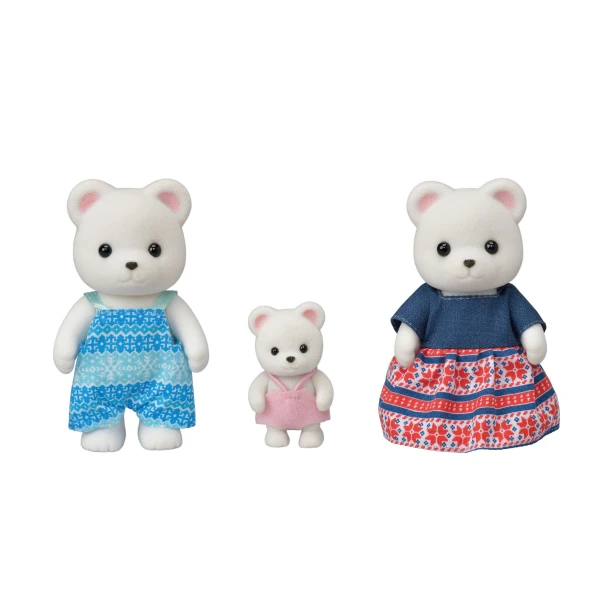 THE SYLVANIAN FAMILIES POLAR BEAR FAMILY