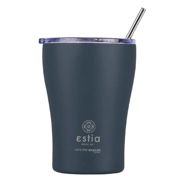 ESTIA HOME ART COFFEE MUG 350ml - INDIGO