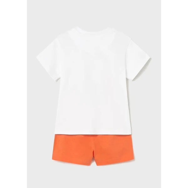 MAYORAL SET COTTON JERSEY 2 PIECES ORANGE 