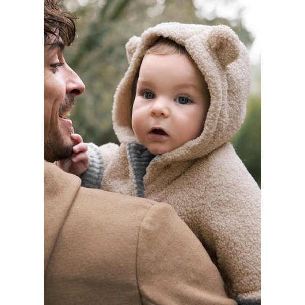 MAYORAL COAT REVERSIBLE SHEEP GREY 