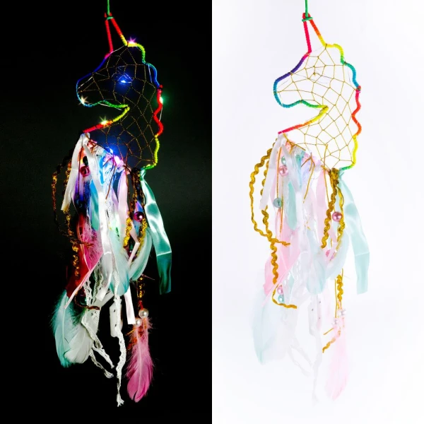 DIY DREAMCATCHER MAGIC UNICORN GIRABRILLA