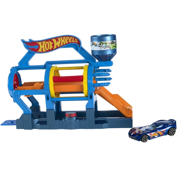 HOT WHEELS FOLDABLE RACE - TURBO JET CAR WASH
