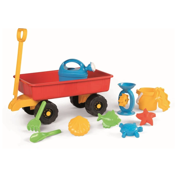 PLASTIC TROLLEY WITH ACCESSORIES