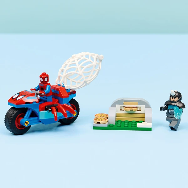 LEGO® MARVEL SPIDEY AND HIS AMAZING FRIENDS ΣΠΑΙΝΤΙ ΜΕ ΤΗ ΜΟΤΟΣΙΚΛΕΤΑ ΤΟΥ VS. ΡΑΙΝΟ