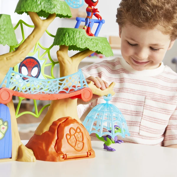 SPIDEY AND HIS AMAZING FRIENDS DINO WEBS PLAYSET