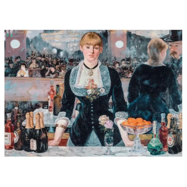 CLEMENTONI PUZZLE MUSEUM COLLECTION MANET: A BAR AT THE FOLIES-BERGER 1000 PCS