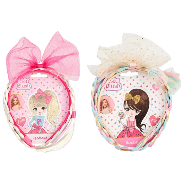 LULU BLUSH BRAIDED HEADBAND - 2 COLORS