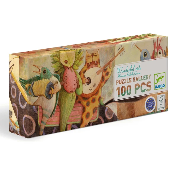 DJECO PUZZLE GALLERY LOVELY WALK 100 pcs