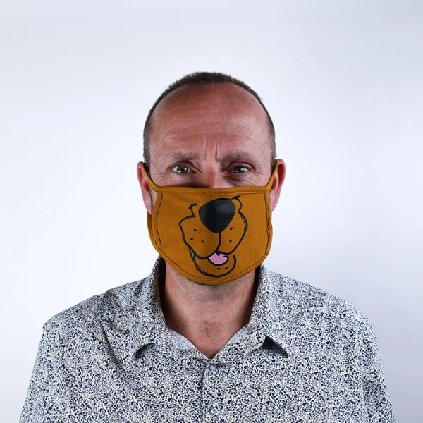 FABRIC MASK SCOOBY DOO MOUTH 2 pcs