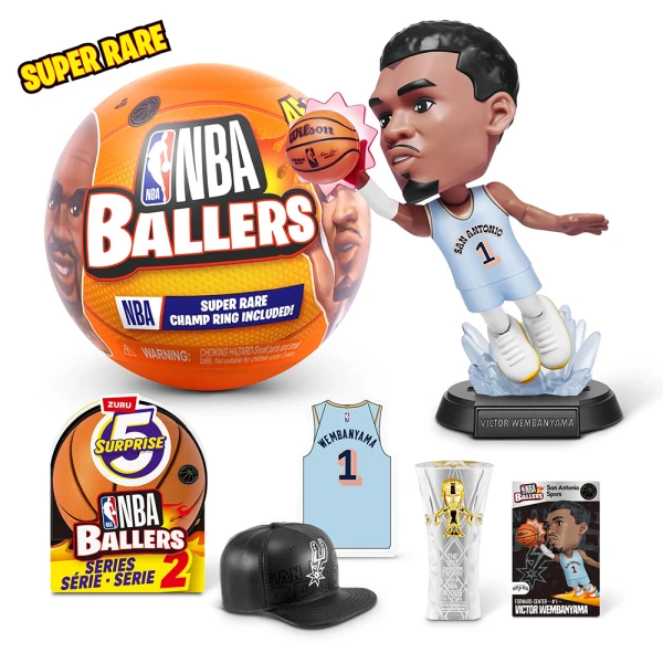 ZURU 5 SURPRISE NBA BALLERS SEASON 2 ΣΥΛΛΕΚΤΙΚΗ ΜΙΝΙΑΤΟΥΡΑ ΕΚΠΛΗΞΗ