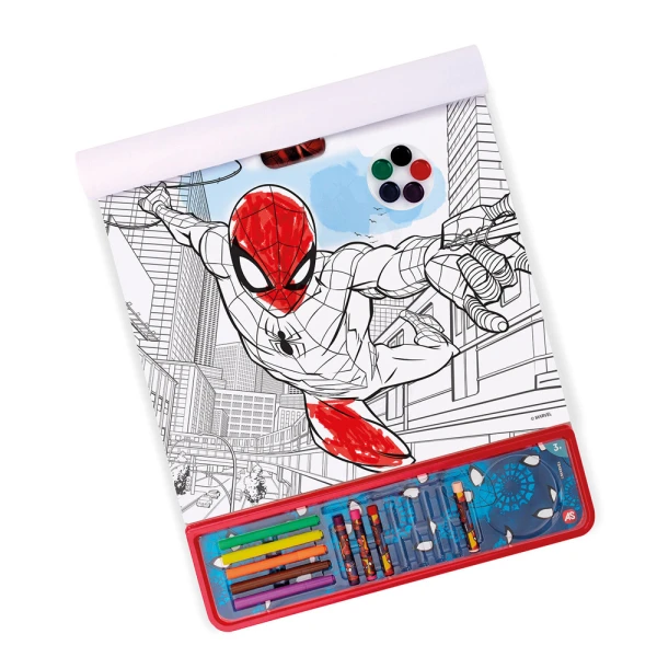GIGA BLOCK DRAWING SET SPIDER-MAN EVERGREEN 5 IN 1 FOR AGES 3+