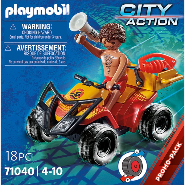PLAYMOBIL CITY ACTION BEACH PATROL QUAD