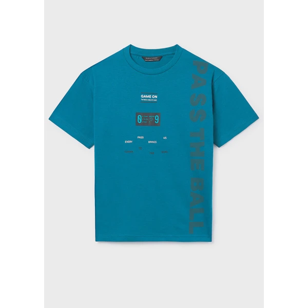 MAYORAL BLOUSE SHORT SLEEVES SPORT AQUA 