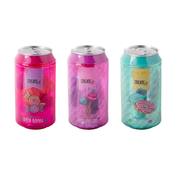 CREATE IT! CANDY BATH BOMBS CAN MIX - 3 DESIGNS