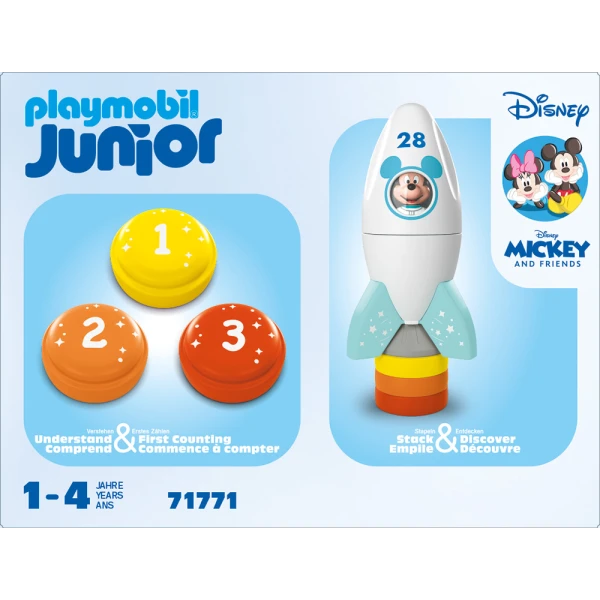 PLAYMOBIL JUNIOR & DISNEY Ο ΜΙΚΥ ΜΑΟΥΣ ΚΑΙ Ο ΔΙΑΣΤΗΜΙΚΟΣ ΠΥΡΑΥΛΟΣ