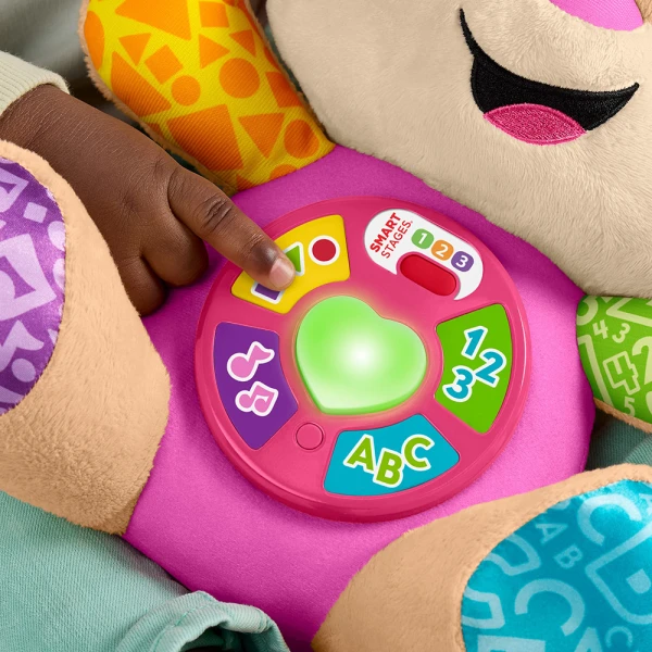 FISHER PRICE ΝΕΟ ΕΚΠΑΙΔΕΥΤΙΚΟ ΣΚΥΛΑΚΙ SMART STAGES ΡΟΖ