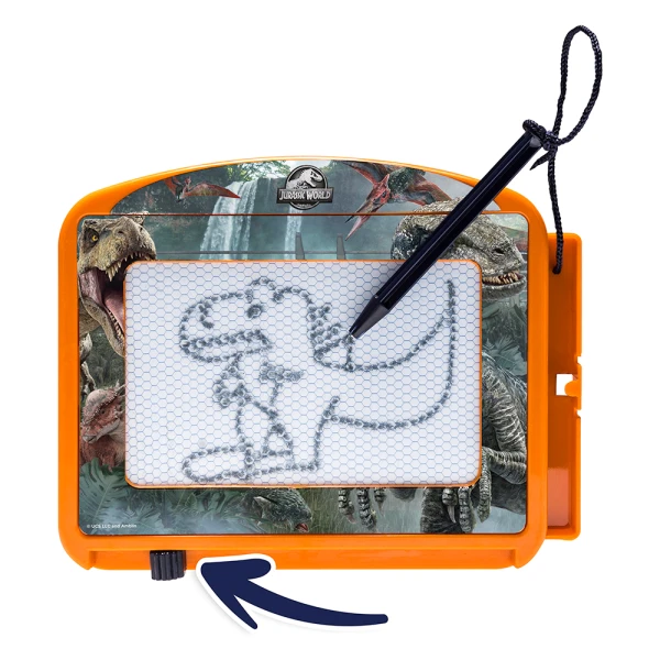 AS MAGIC SCRIBBLER TRAVEL JURASSIC WORLD FOR AGES 3+