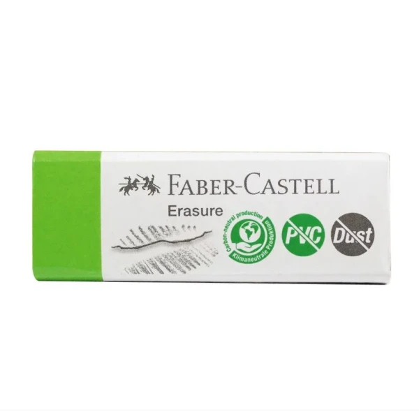 FABER-CASTELL ΓΟΜΑ PVC-FREE DUST FREE ΠΡΑΣΙΝΗ ECO
