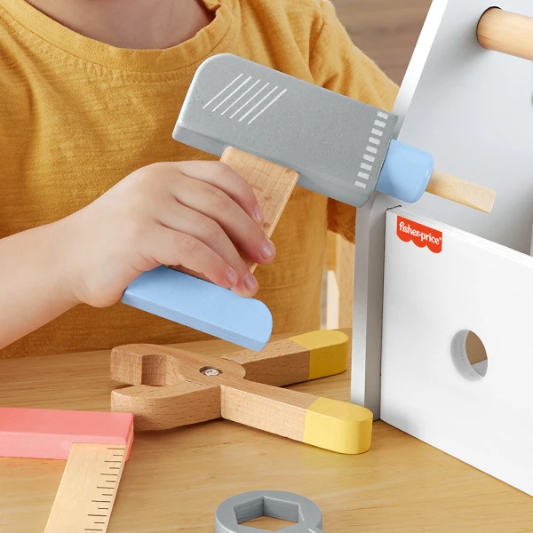 FISHER PRICE ΞΥΛΙΝΗ ΘΗΚΗ ΜΕ ΕΡΓΑΛΕΙΑ