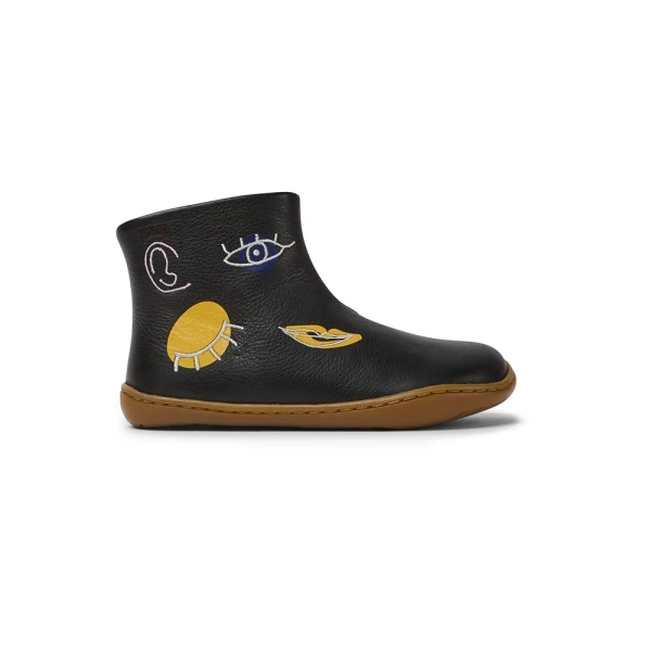 CAMPER ΠΑΙΔΙΚΟ ΜΠΟΤΑΚΙ UNISEX No 25-27 SURREAL FACE/PATH ΜΑΥΡΟ