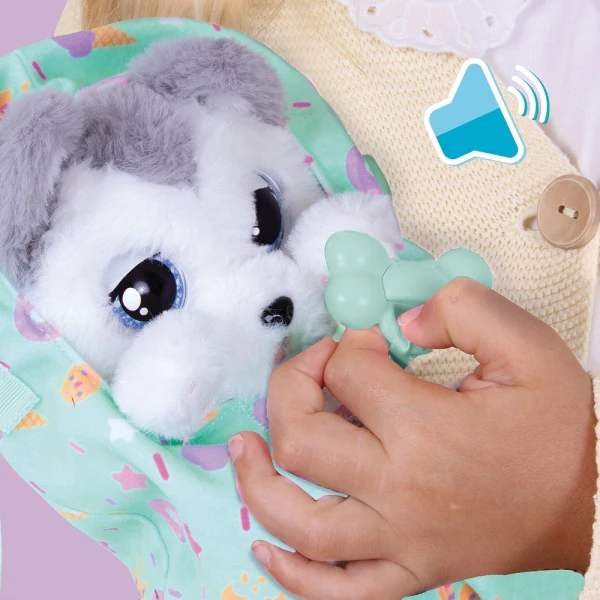 BABY PAWS PLUSH INTERACTIVE HUSKY PUPPY 