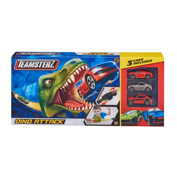 TEAMSTERZ ΠΙΣΤΑ DINO ATTACK ΜΕ 3 ΑΥΤΟΚΙΝΗΤΑ