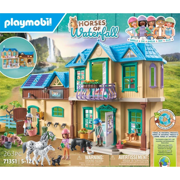 PLAYMOBIL HORSES OF THE WATERFALL ΜΕΓΑΛΟ ΡΑΝΤΣΟ