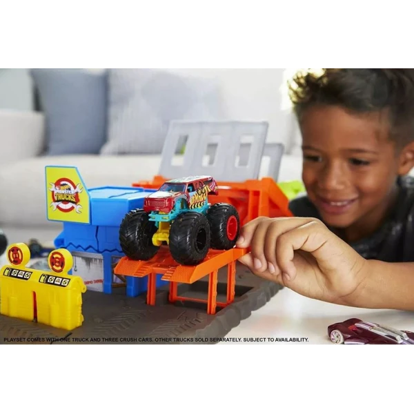 HOT WHEELS MONSTER TRUCKS BLAST STATION