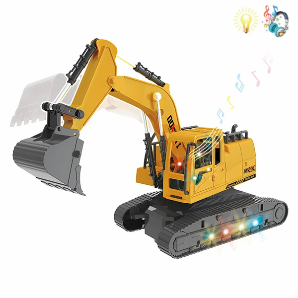 B-O EXCAVATOR WITH LIGHTS & SOUNDS