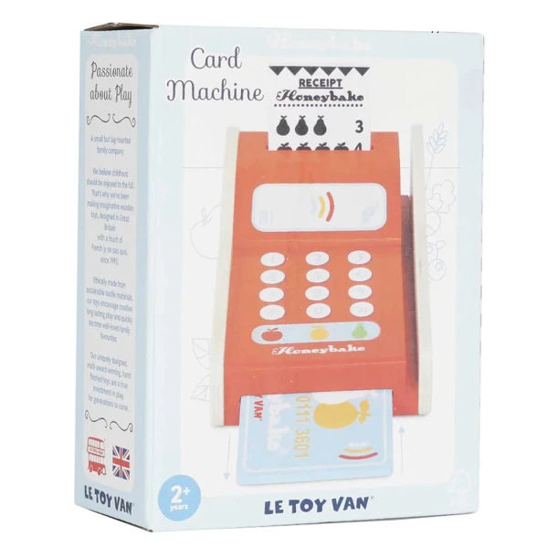 LE TOY VAN ΞΥΛΙΝΗ ΜΗΧΑΝΗ ΚΑΡΤΩΝ POS