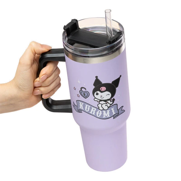 PALADONE ΠΟΤΗΡΙ ΤΑΞΙΔΙΟΥ ΜΟΝΩΜΕΝΟ 1200ml ΜΕ ΚΑΛΑΜΑΚΙ KUROMI