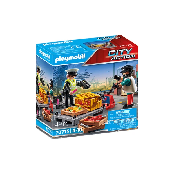 PLAYMOBIL CITY ACTION CARGO CUSTOMS CHECK