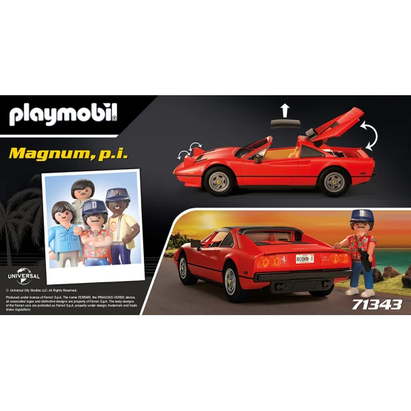 PLAYMOBIL MAGNUM P.I. FERRARI 308GT