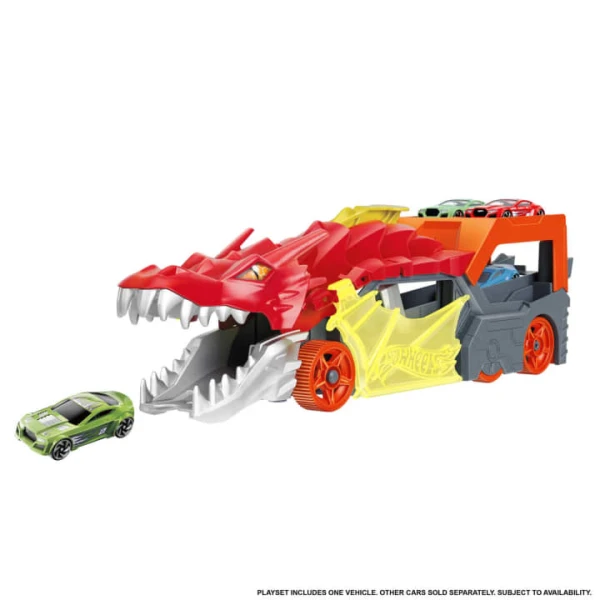 HOT WHEELS CITY DRAGON LAUNCH TRANSPORTER