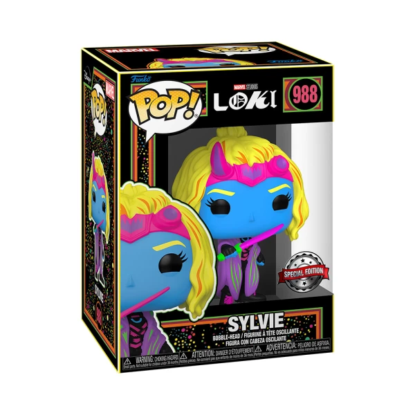 FUNKO POP! MARVEL STUDIOS VINYL FIGURE LOKI - SYLVIE (BLACK LIGHT) 988