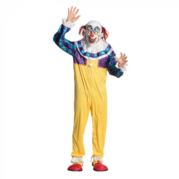 ADULT CARNIVAL COSTUME CREEPY CLOWN No M/L