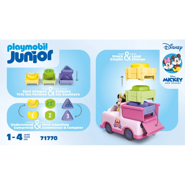 PLAYMOBIL JUNIOR & DISNEY Η ΜΙΝΙ ΜΑΟΥΣ ΚΑΙ ΤΟ ΦΟΡΤΗΓΟ ΜΕ ΦΡΟΥΤΑ